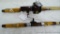 Two St. Croix fishing rods and a St. Croix fishing reel. Rods are two piece and look to be in good