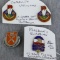 US Military pins including two Capability Unlimited (US Army 120th Supply & Service Battalion);