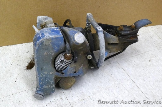 Unique antique Titan 40 chain saw has centrifugal drive.