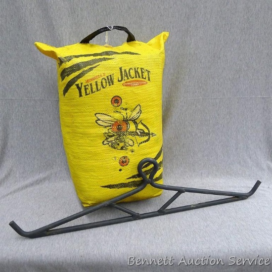 Morrell's Yellow Jacket bow target and a gambrel hook. See pics for condition. Target measures