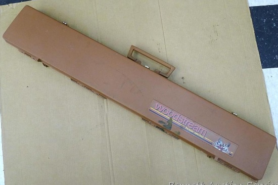 Plastic Woodstream padded gun case 50" x 8". Has s hole cut in the side.