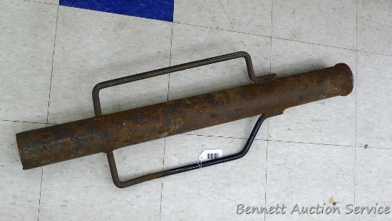 Fence post pounder is about 36" long.