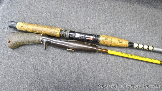 Eagle Claw "Water Eagle" Spin Cast rod No. WE101 - 5-1/2 ft and Garcia 6-1/2 ft. Walleye rod.