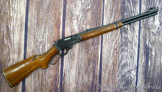 Marlin Model 336 lever action .30-30 rifle. 20" barrel is bright with good rifling and some fouling.