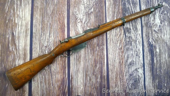 Steyr M95 Stutzen-Carbine with 'S' barrel mark, side and bottom sling mount positions. Barrel,