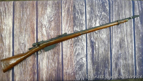 Italian Vetterli M1870/87/15 rifle is marked at breech of barrel 1878 with 27 overstamp, Brescia,