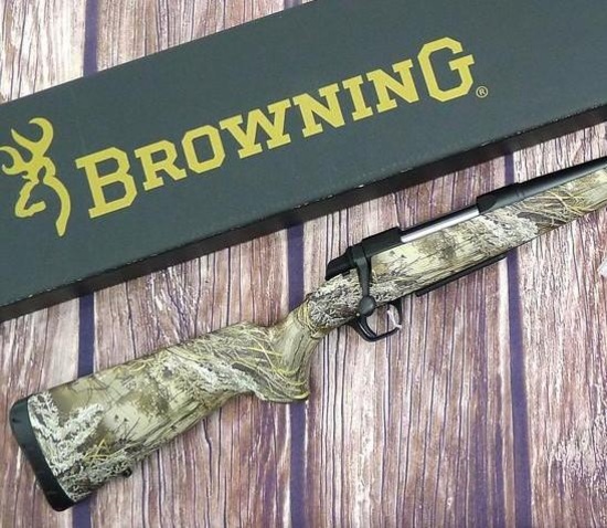 Browning A-bolt in .300 Win Mag is an unfired banquet gun. 26" threaded barrel