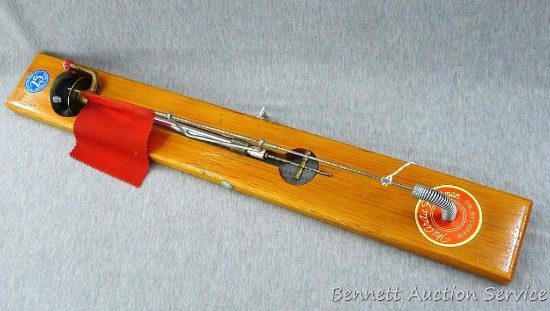 Arctic Fisherman tip-up has a 25th Anniversary sticker. Measures 23" long, looks to be in good