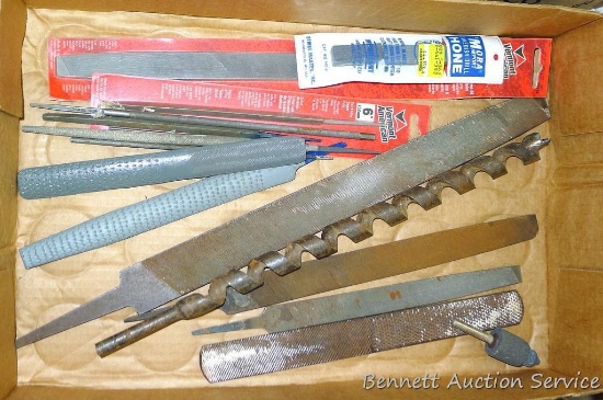 8" and 6" files are NIP, round files, rasp files, more.
