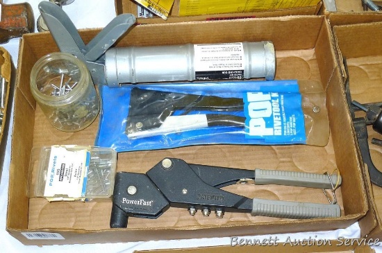 Powerfast angle head rivet gun, pop riveter, rivets, more.