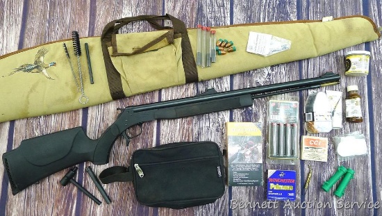 CVA Optima .50 cal inline muzzleloading rifle with high visibility sights and semi-pistol grip