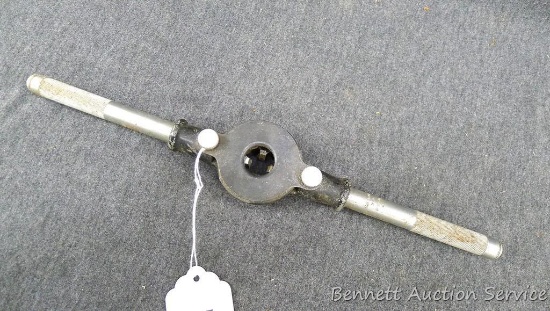 Craftsman 14" die handle with integral centering jaws. Comes with 9/16-18 die.