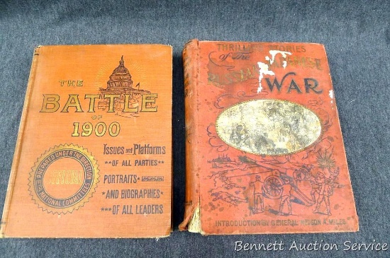 Thrilling Stories of the Russian Japanese War, and The Battle of 1900 books were copyrighted in 1904