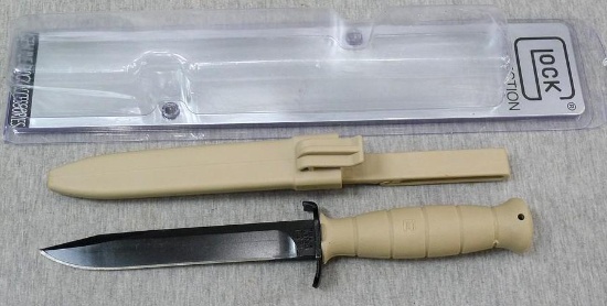 Glock No. 78 knife, NIP, ambidextrous sheath, 11-3/8" OAL, made in Austria.