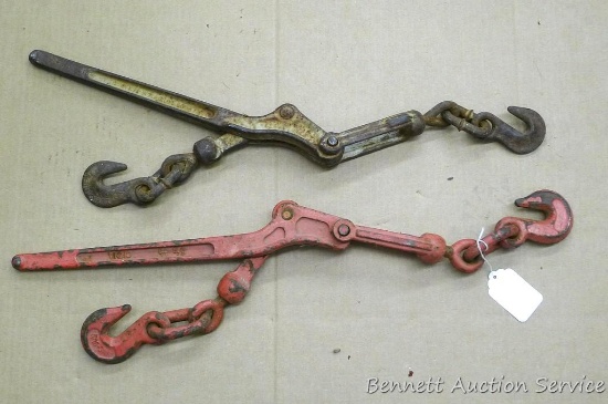 Two 5/16" - 3/8" load binders.
