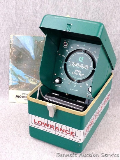 Lowrance Fish Lo-K-tor Model LFP-300. Super vintage, super cool.