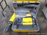 AGL Beamer 400 SR survey transit and tripod, comes with carrying case. Untested, machine measures