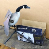 Lucky flapper Canada goose decoy has motorized flapping wings and body is 21