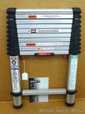 Telesteps Type 1 telescopic ladder Model 1400T, 250 lb working load, 10-1/2' open. Collapses to 28