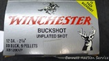 Winchester 12 GA. Buckshot, 15 pack.