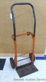4 Wheel metal hand cart with movable handle is 14