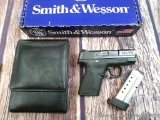Smith & Wesson M&P Shield in .40 S&W, comes with standard and extended magazines, full-conceal
