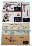 Wonderful educational gun posters from the National Rifle Association of America. Vintage posters