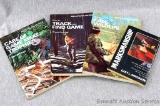 Three outdoor life books include How To Call Wildlife, How To Track and Find Game, and Care of Game