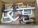 Assortment of C-clamps up to 3