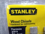Stanley wood chisel set; includes 1/2