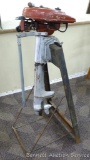 Vintage Montgomery Ward 'Sea King' outboard motor is model No 94GG9003A. Pulls over and has