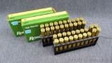 24 rounds Remington .338 WinMag 225 grain PSP, plus 16 pieces of empty brass.