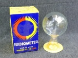 Radiometer Space Age Sphere. Solar engine is powered by the sun. In original box, 5