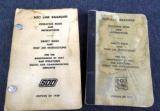 Two Soo Line Railroad Operating Rules and Instructions books are the 1959 edition. Lighter colored