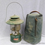 Coleman 2 mantle lantern with igniter, model 2285, comes with mantles and carrying case. Lantern is