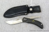 SwingBlade knife has an AUS-8 stainless blade and safety tip body cavity blade. 8-3/8