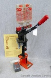 MEC 600 Jr. 12 gauge shot shell reloading press with paperwork and original box. Small parts are