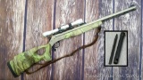 CVA Optima Magnum .50 cal inline muzzleloading rifle with 4x32 scope and Realtree thumb hole stock.