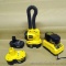 DeWalt 18V rechargeable light with 3 batteries and charger. All work.
