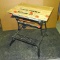 Black & Decker WorkMate 425 folding work bench with manual, vise top and clamp dogs. Top measures