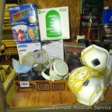 Dust filter masks; ear plugs; respirator; replaceable cartridges and more.