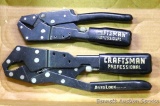 Two Craftsman Professional Auto Lock pliers. Largest is 10