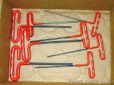 Eklind T handle hex wrenches. Largest is 1/4