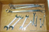 Open end, box end and combination wrenches up to 7/8