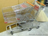 Two smaller sized shopping carts make great shop carts. Each approx. 32