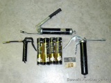 Four tubes of Mystik synthetic grease, plus three grease guns, more.