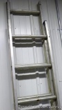 Keller 16' aluminum extension ladder. Model 1216. Max. weight is 200 lbs.