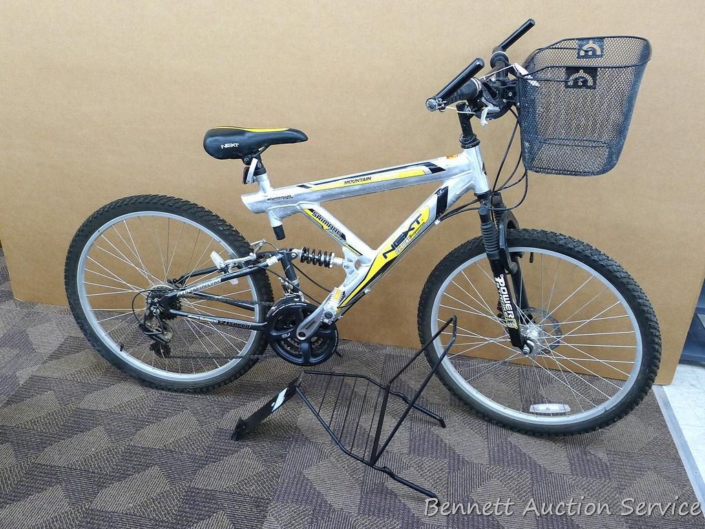 shimano equipped mountain bike