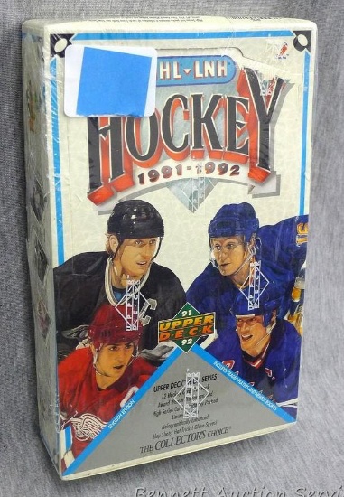 1991-92 Upper Deck Hockey High Series English Edition Sealed Wax Box