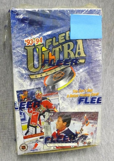 1993-94 Fleer Ultra Hockey Series 2 Sealed Box. Box contains 36 packs. Small tear in cellophane on